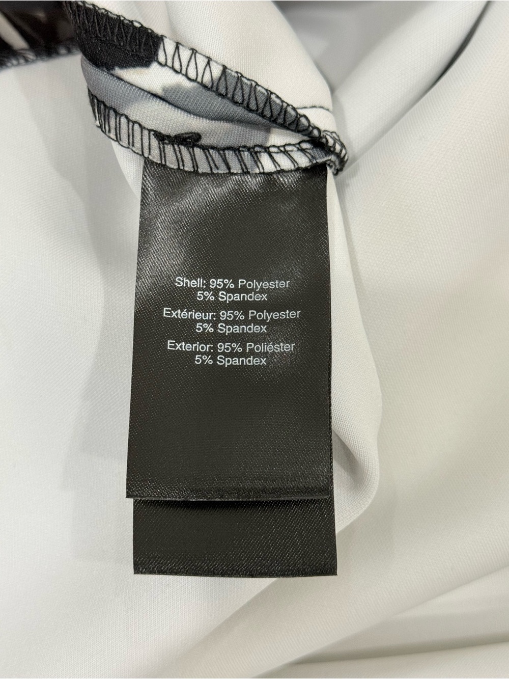 Donna Karan New York SZ 4 Black/Gray Floral Boat Neck Sheath Dress NWT $149 - Picture 13 of 16